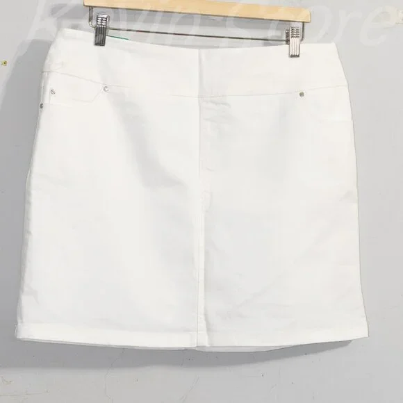 3 skorts size :L , Brand: S.C. & Co. Ladies' Denim , White, Blue , Black - Picture 2 of 14